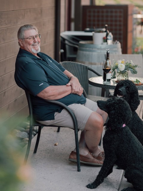 Eberle Winery Standard Poodles